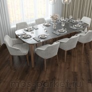 Каменный SPC ламинат Alpine Floor Real Wood ECO 2-2 Дуб Мокка