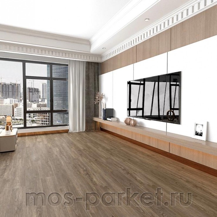 Каменный SPC ламинат Alpine Floor Sequoia ECO 6-2 Секвойя коньячная