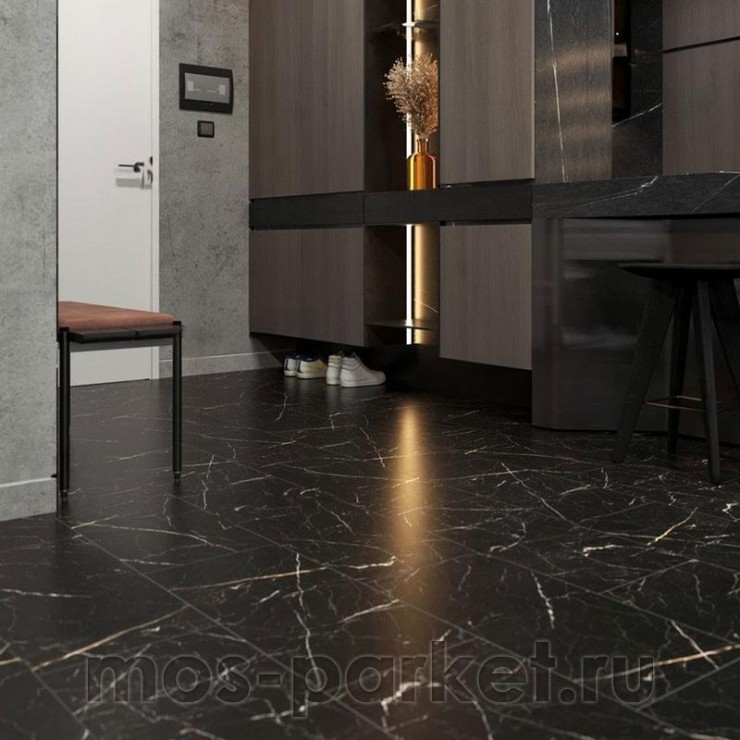 Каменная SPC плитка Alpine Floor Stone Mineral Core ECO 4-27 Неро