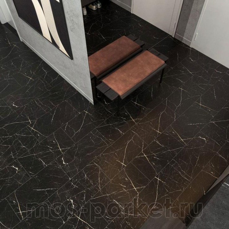Каменная SPC плитка Alpine Floor Stone Mineral Core ECO 4-27 Неро