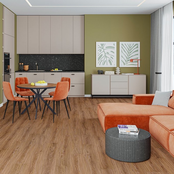 Виниловая SPCплитка Alta Step Perfecto SPC8814 Дуб европейский