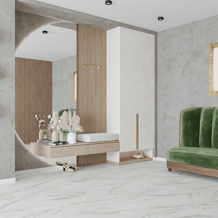 Виниловая SPCплитка Alta Step Arriba SPC9908 Мрамор саянский