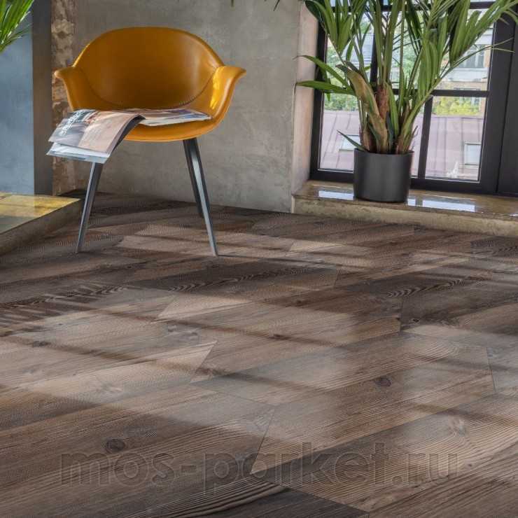 Клеевой LVT ламинат AquaFloor Chevron Glue AF2557PGCh