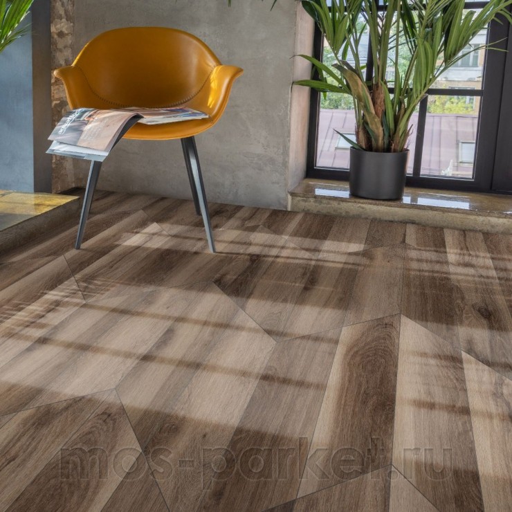 Клеевой LVT ламинат AquaFloor Chevron Glue AF2558PGCh