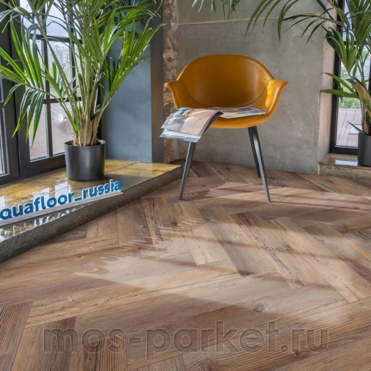 Виниловый LVT паркет AquaFloor Parquet Glue AF2517PG