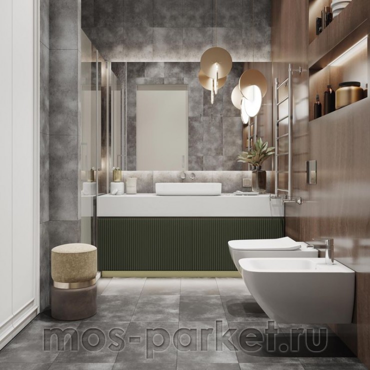 Виниловая SPC плитка CronaFloor Stone BD-1790-10 Торнадо дымчатый