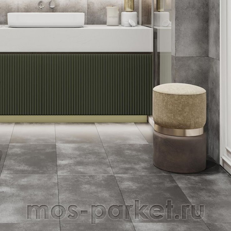 Виниловая SPC плитка CronaFloor Stone BD-1790-10 Торнадо дымчатый