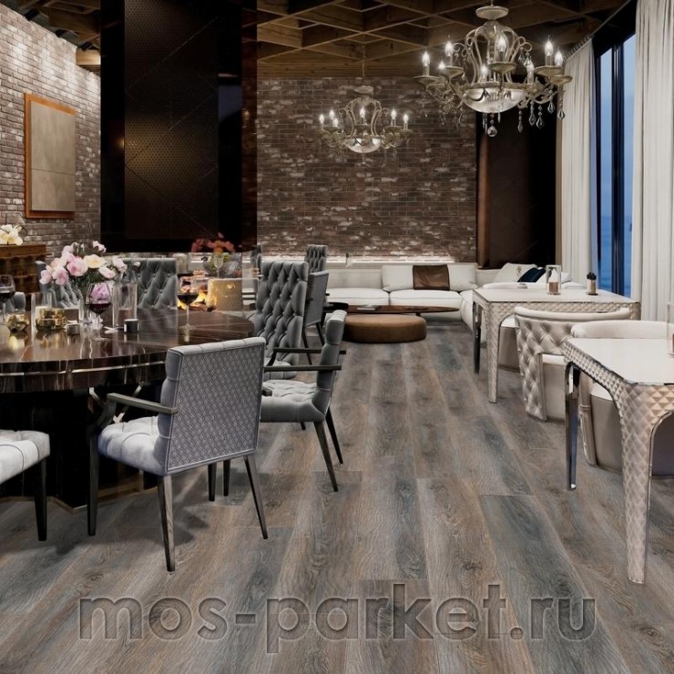 Виниловый SPC ламинат CronaFloor Wood NB-8014-4 Дуб Виктория