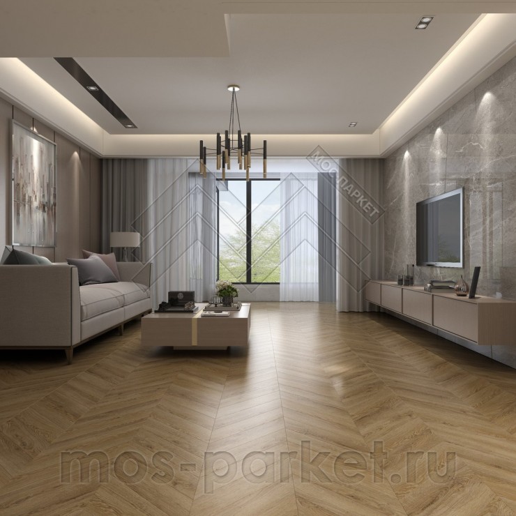 Виниловый пол Damy Floor Chevron DF04-Ch Лувр