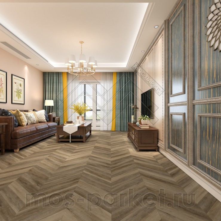 Виниловый пол Damy Floor Chevron DF06-Ch Амбуаз