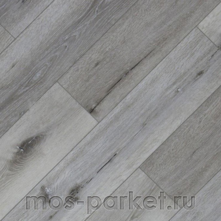 Кварцевый SPC ламинат Damy Floor Family T7020-5D Дуб состаренный серый