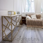 Кварцевый SPC ламинат Damy Floor Family T7020-5D Дуб состаренный серый