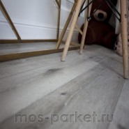 Кварцевый SPC ламинат Damy Floor Family T7020-5D Дуб состаренный серый