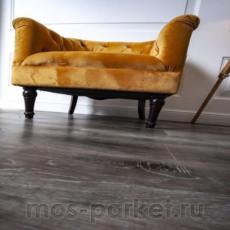 Клеевой LVT ламинат Damy Floor Family LVT TCM369-7-LVT Дуб рустикальный черный