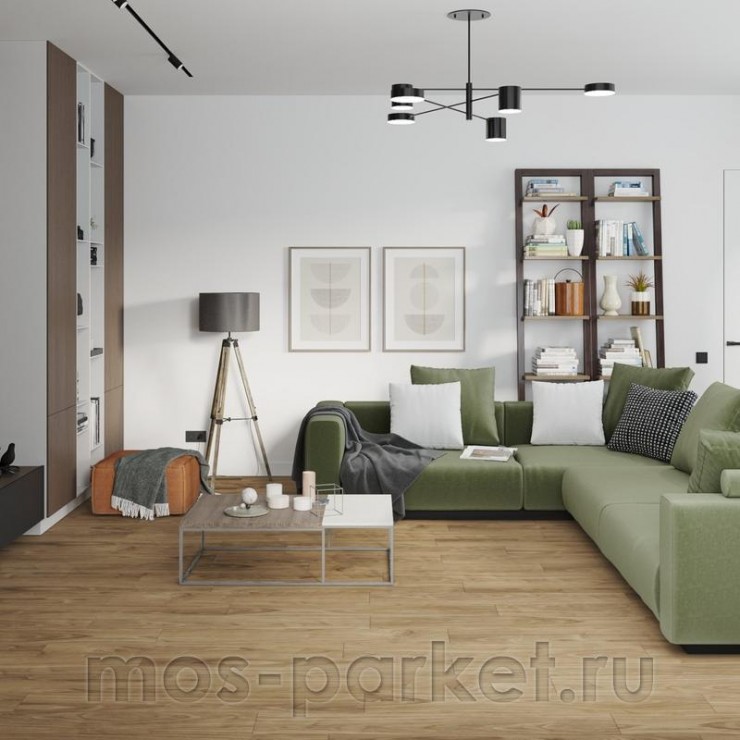 Кварцевый SPC ламинат Damy Floor Family 0036-2 Орех европейский