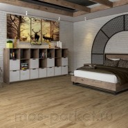Кварцевый SPC ламинат Damy Floor Family 0036-2 Орех европейский