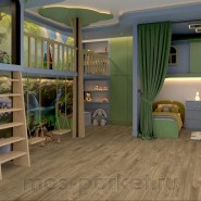 Кварцевый SPC ламинат Damy Floor Family 0036-2 Орех европейский