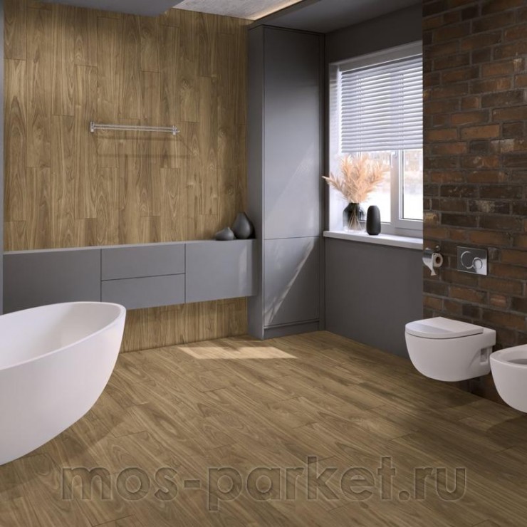 Кварцевый SPC ламинат Damy Floor Family 0036-2 Орех европейский