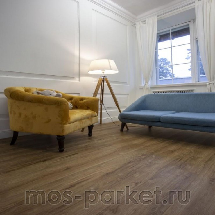Кварцевый SPC ламинат Damy Floor Family 248-8 Дуб имбирный