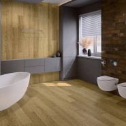 Кварцевый SPC ламинат Damy Floor Family 190902EL-07F Дуб золотой