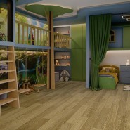 Кварцевый SPC ламинат Damy Floor Family 190902EL-07F Дуб золотой