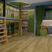 Клеевой LVT ламинат Damy Floor Family LVT 190902EL-07F-LVT Дуб золотой