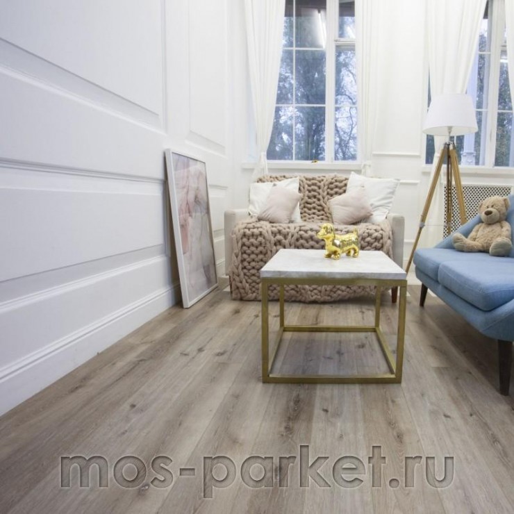 Кварцевый SPC ламинат Damy Floor Family 1508-1 Дуб Лофт