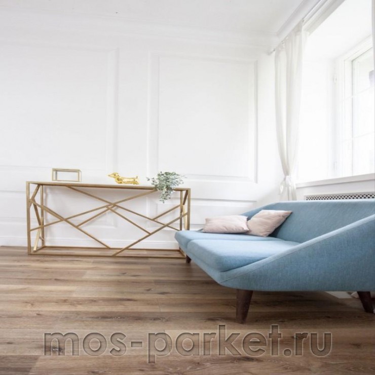 Кварцевый SPC ламинат Damy Floor Family T7020-4 Дуб провинциальный