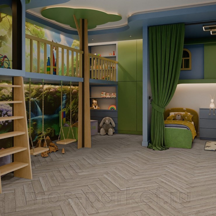 Кварцвиниловый SPC ламинат Damy Floor London 0137 Ливерпуль