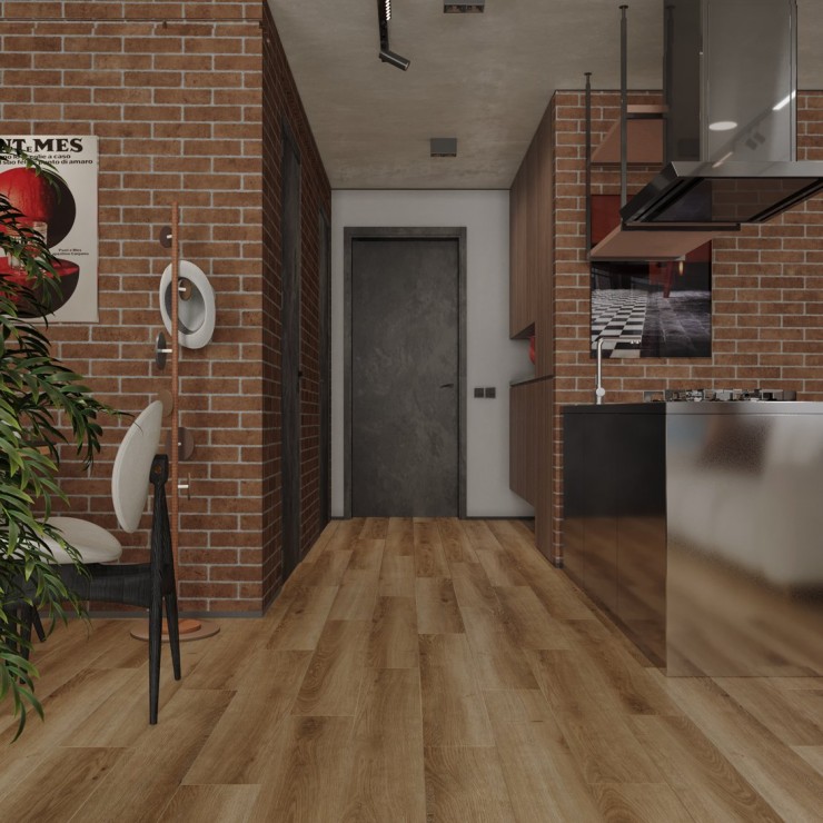 SPC ламинат Ensten Hygge ECO 102-34 Махагон