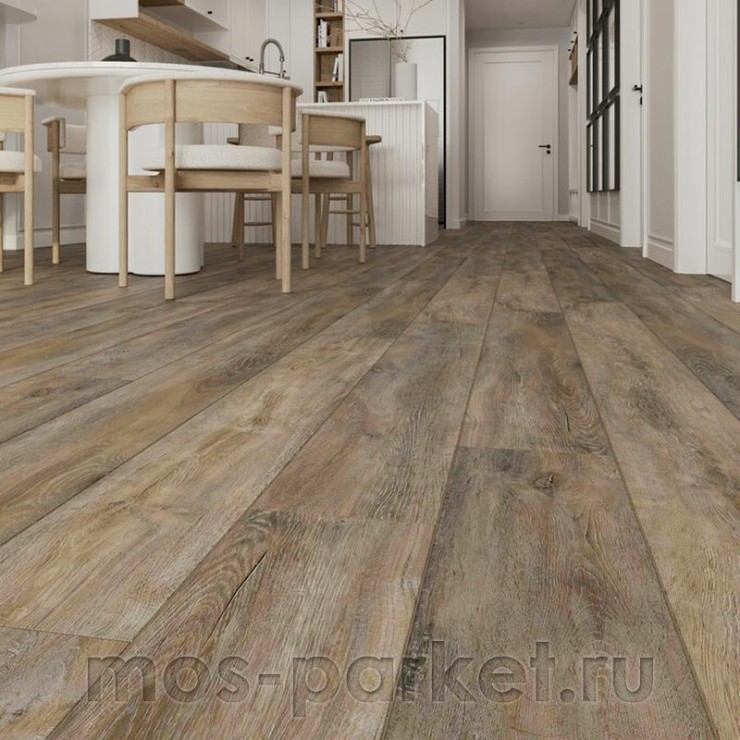 Кварцевый SPC ламинат EvoFloor Home L-20246 Дуб пепельный
