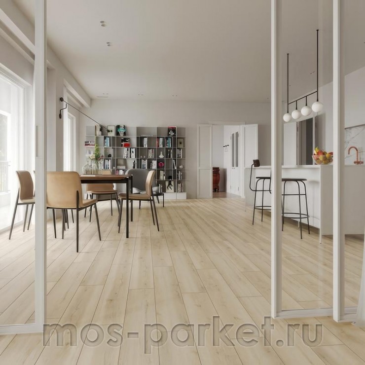 Кварцевый SPC ламинат EvoFloor Home L-20096 Дуб белый