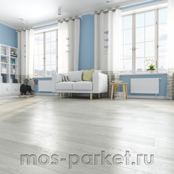 Кварцевый SPC ламинат Fargo Comfort JC 18001-35 Ясень белый