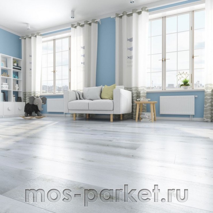 Кварцевый SPC ламинат Fargo Comfort XXL DL 1601 Дуб снежный
