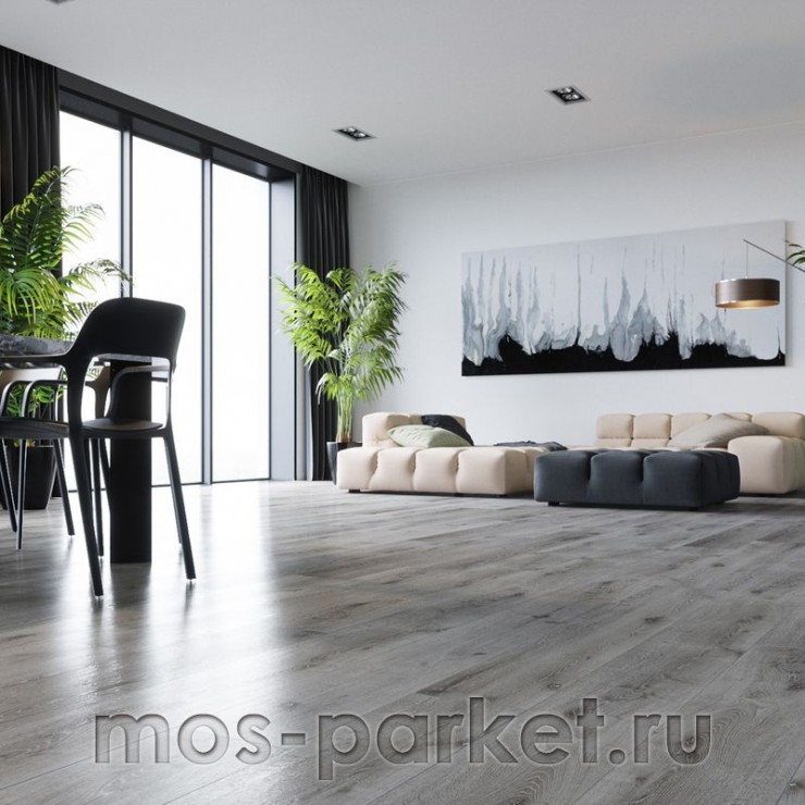 Кварцевый SPC ламинат Fargo Comfort XXL DL 1602 Дуб Каменный Берег