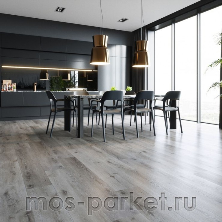 Кварцевый SPC ламинат Fargo Comfort XXL DL 1602 Дуб Каменный Берег