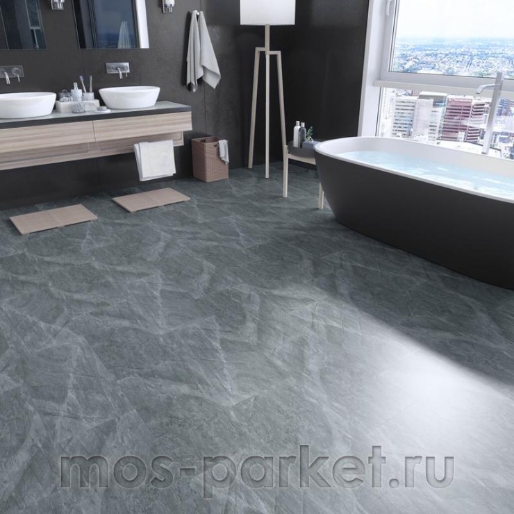 Кварцевый SPC ламинат Fargo Stone 68S455 Агат Маренго