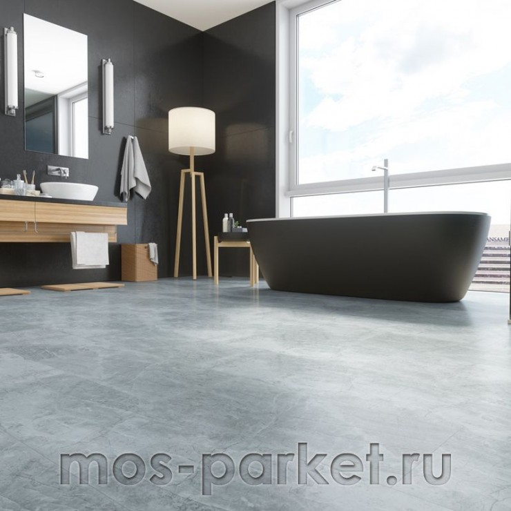 Кварцевый SPC ламинат Fargo Stone 61S455 Дымчатый Меланит