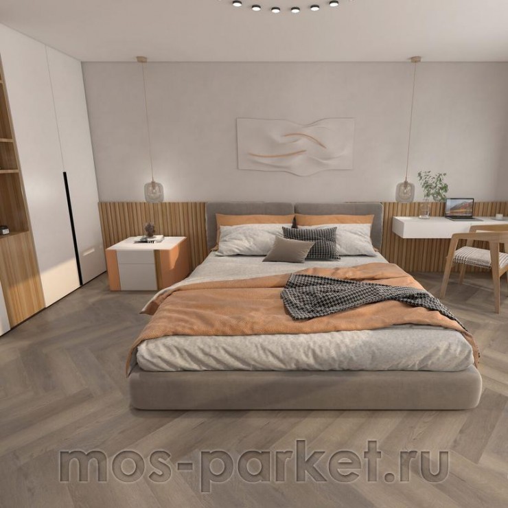 Замковый виниловый пол Floorwood Authentic 1502 Оранжевый цветок