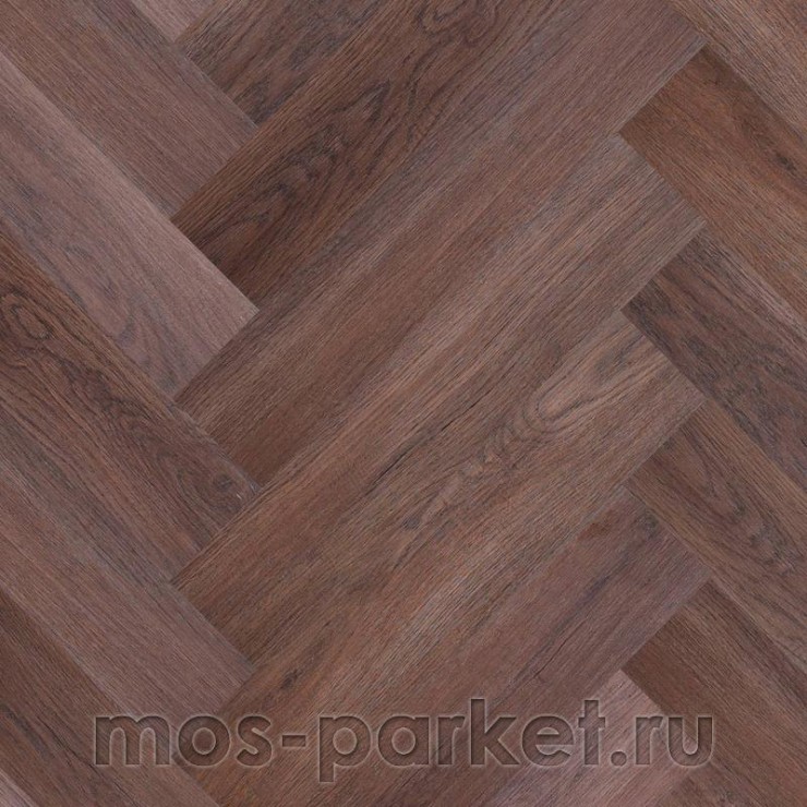 Замковый кварц-виниловый пол Home Expert Parquet 33-3011 Дуб шоколадный