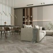 Замковый кварц-виниловый пол Home Expert Parquet 33-68W906 Дуб Горный ручей