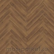 Замковый виниловый пол Kahrs Luxury Tiles Herringbone Redwood