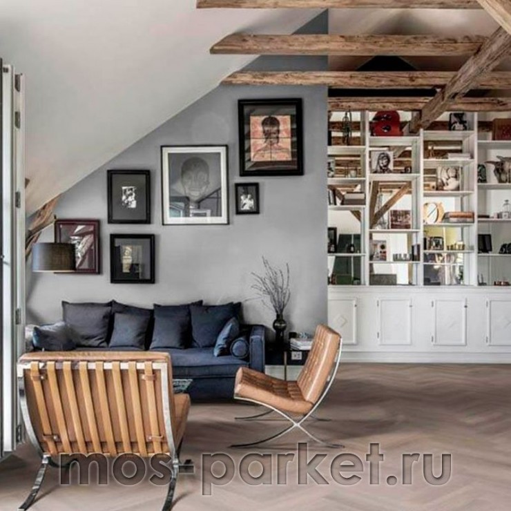Замковый виниловый пол Kahrs Luxury Tiles Herringbone Whinfel