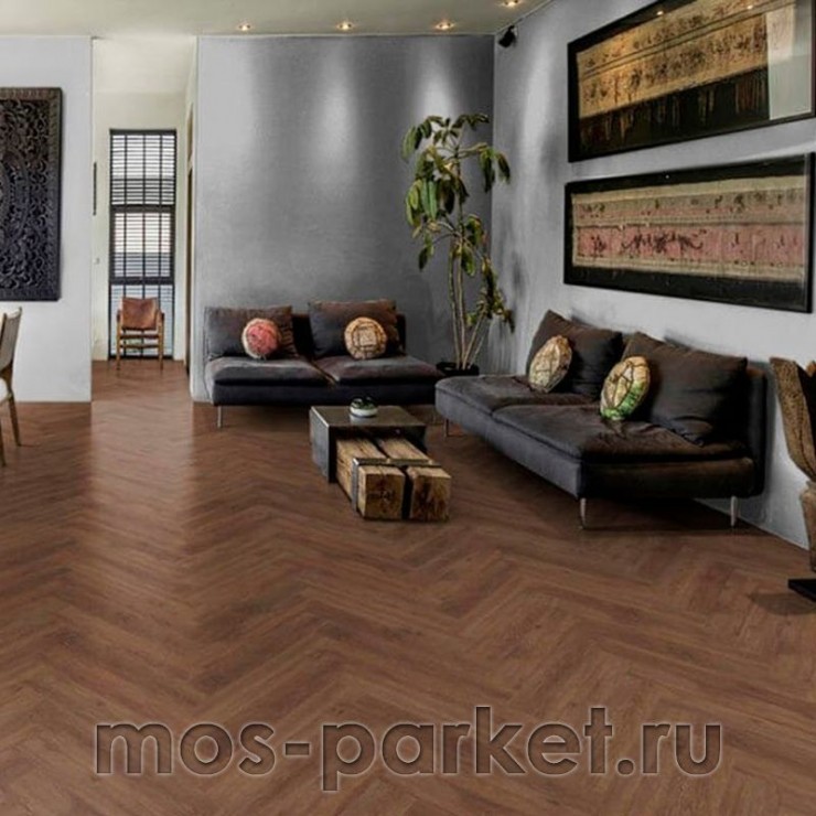 Замковый виниловый пол Kahrs Luxury Tiles Herringbone Belluno
