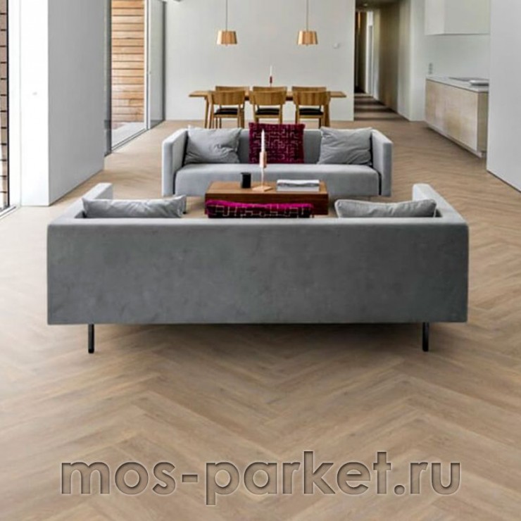Замковый виниловый пол Kahrs Luxury Tiles Herringbone Taiga