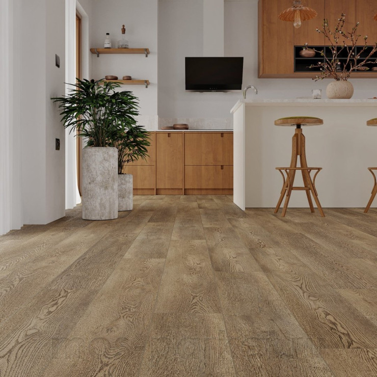 Клеевой кварц-виниловый LVT ламинат Norland Vakre LVT 1023-10 Дальний горизонт