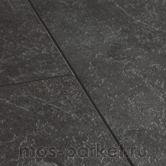 Замковый виниловый пол Quick-Step Alpha Vinyl Oro AVSTU40035 Сланец чёрный