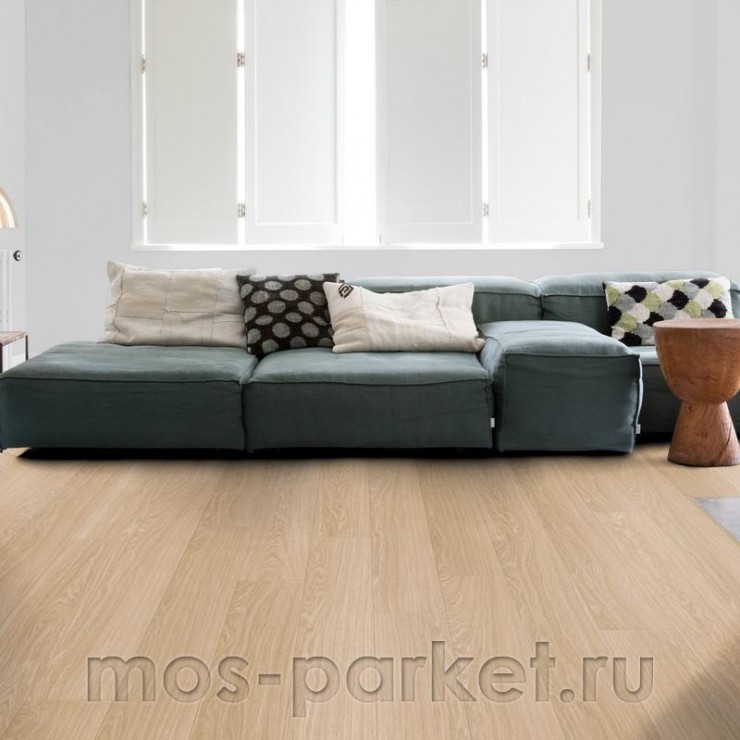 Замковый виниловый пол Quick-Step Alpha Vinyl Bloom AVMPU40097 Дуб чистый румяный
