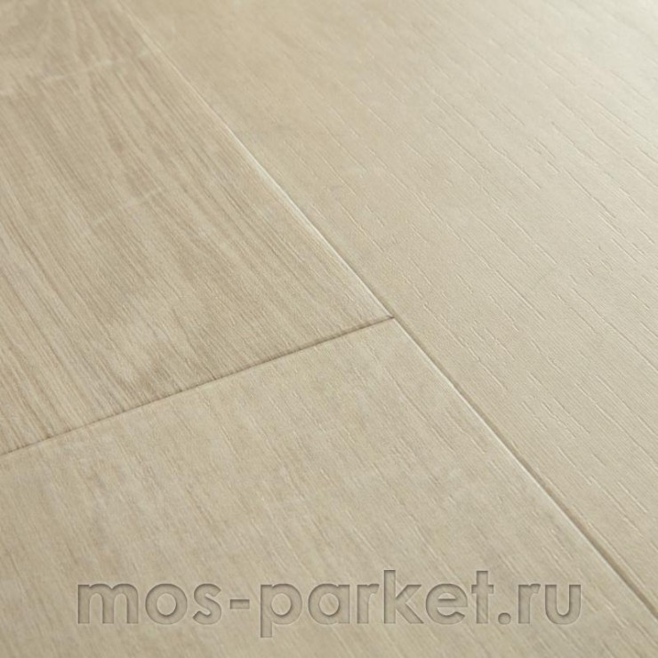 Замковый виниловый пол Quick-Step Alpha Vinyl Bloom AVMPU40103 Дуб хлопковый бежевый