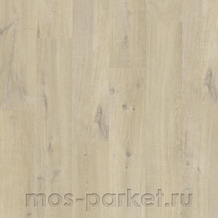 Замковый виниловый пол Quick-Step Alpha Vinyl Bloom AVMPU40103 Дуб хлопковый бежевый